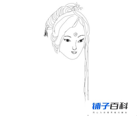 古人美女怎么画