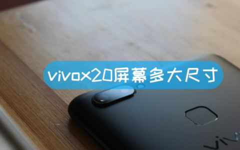 vivox20屏幕多大尺寸