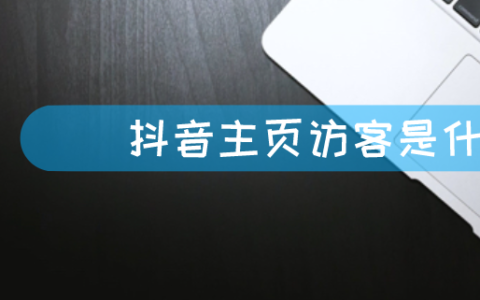 抖音主页访客是什么意思