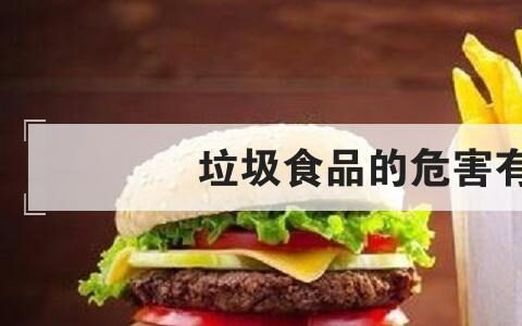 垃圾食品的危害有哪些