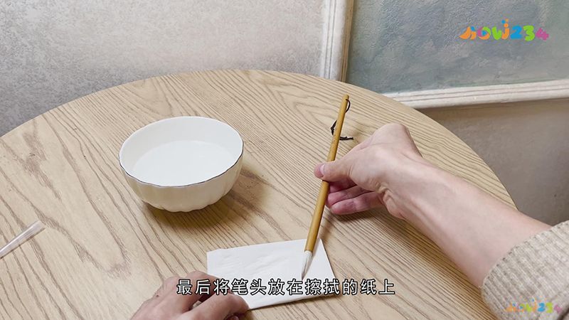 毛笔怎么泡开(泡开毛笔最好的方法)