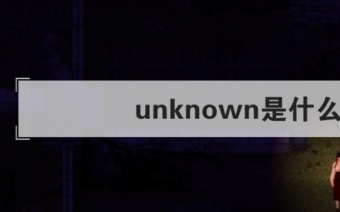 unknown是什么意思