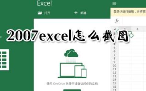 excel怎么截图？excel截图快捷键分享