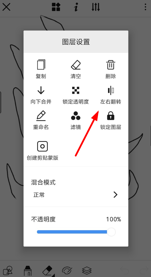 画世界APP怎么设置镜像翻转？镜像翻转设置流程一览