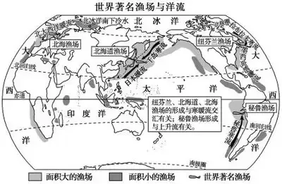 北海道  纽芬兰  北海   秘鲁—世界著名四大渔场！！！