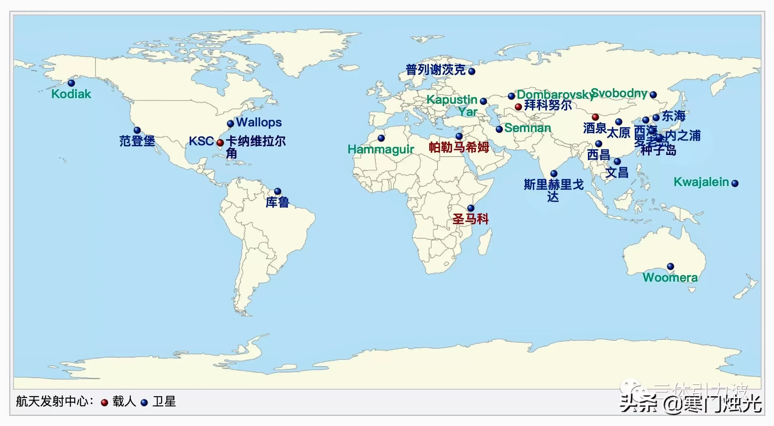 涨姿势：世界十大航天发射基地，中国占两席。(附2023年最新排行榜前十名单)