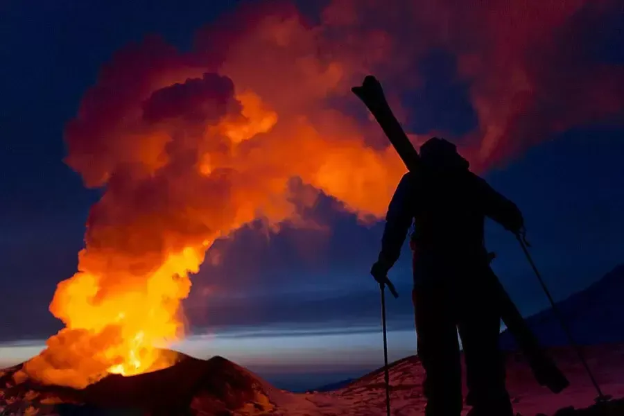 勘察加半岛火山群，现实版的冰与火之歌