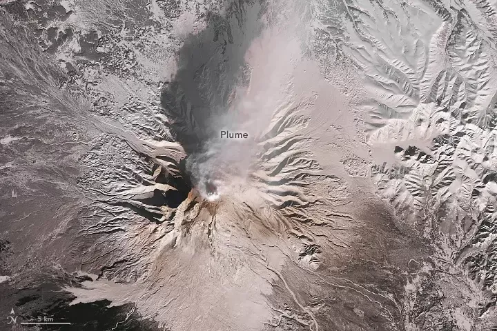 勘察加半岛火山群，现实版的冰与火之歌