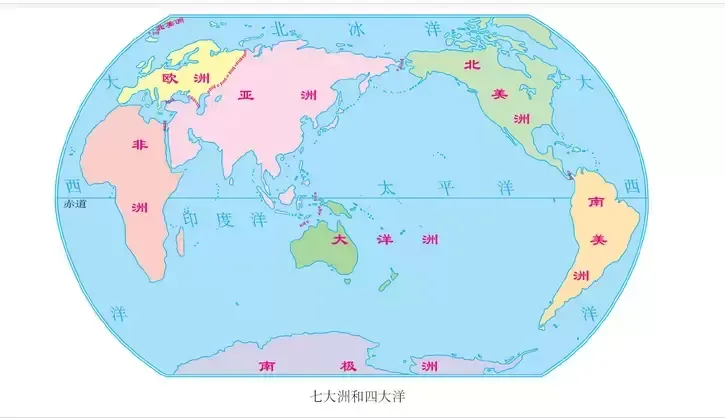 你知道地球分为几个大洲吗？这几个大洲的名称是什么你知道吗？