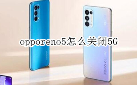 opporeno5如何关闭5G