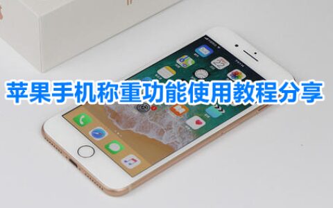 iphone称重功能在哪里