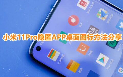 小米11Pro如何隐藏应用