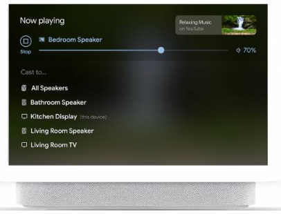 谷歌为Nest Hub展示带来了新的媒体视图