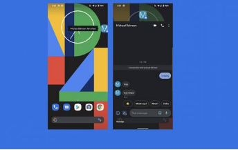 谷歌测试了安卓Messages应用中的浮动气泡