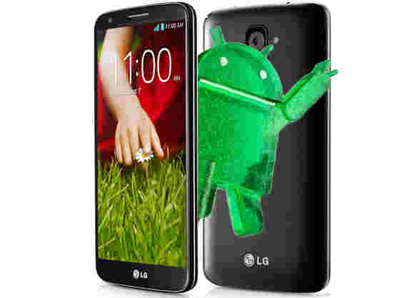 LG G2的安卓5.0棒棒糖更新生活在韩国