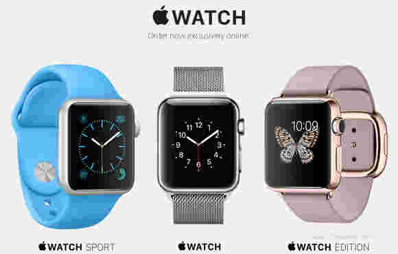 Apple Watch现已上市 上市时间可追溯至6月