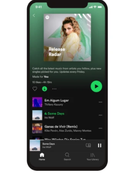 Spotify更新了安卓和iPhone应用程序以改善可访问性