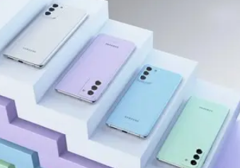 三星GalaxyS21FE5G泄露的海报以多种颜色展示了这款手机