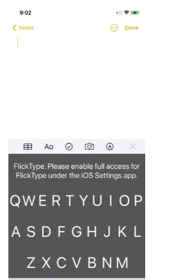 苹果拒绝后FlickType放弃了流行的盲人iPhone键盘