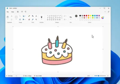 微软为Windows11重新设计的新画图包括一个黑暗模式