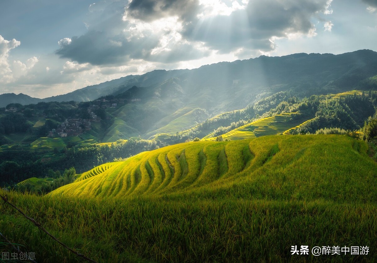 观赏行云流水的龙脊梯田，层叠壮美，游玩攻略详解