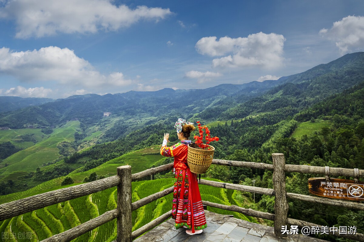 观赏行云流水的龙脊梯田，层叠壮美，游玩攻略详解