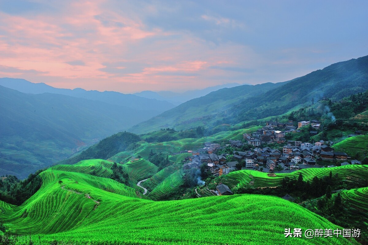 观赏行云流水的龙脊梯田，层叠壮美，游玩攻略详解