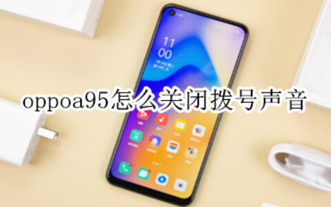 oppoa95拨号声音关闭方法介绍