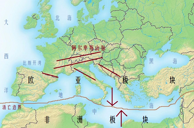 勃朗峰在地图上的位置图片