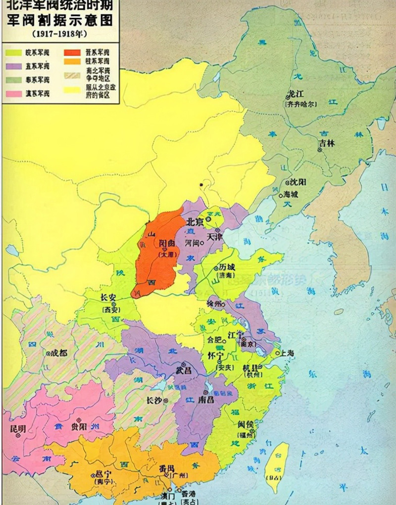 民国十大军阀实力排名，民国时期各大军阀实力哪个最强(附2023年最新排行榜前十名单)