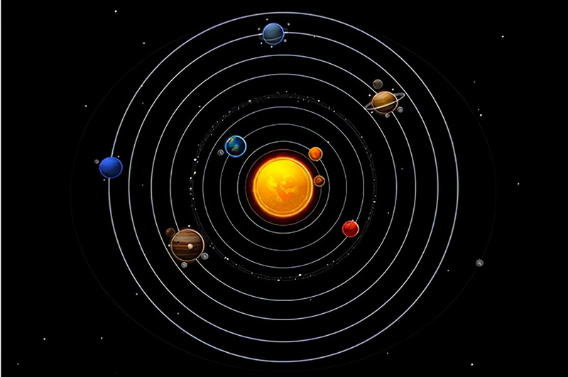 八大行星排列顺序口诀（太阳系八大行星名字和排列）