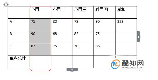 在word中如何计算一列数字总和