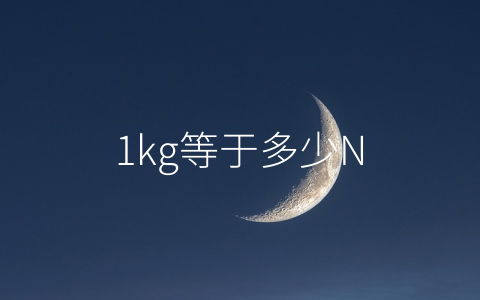 1kg等于多少N