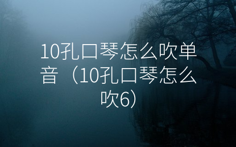 10孔口琴怎么吹单音（10孔口琴怎么吹6）