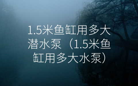 1.5米鱼缸用多大潜水泵（1.5米鱼缸用多大水泵）