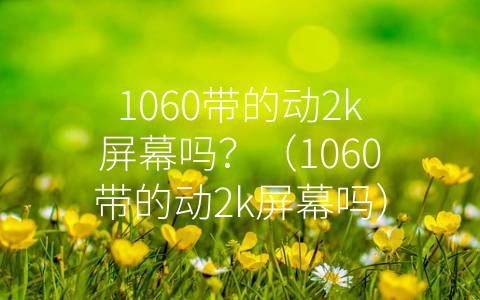 1060带的动2k屏幕吗？（1060带的动2k屏幕吗）