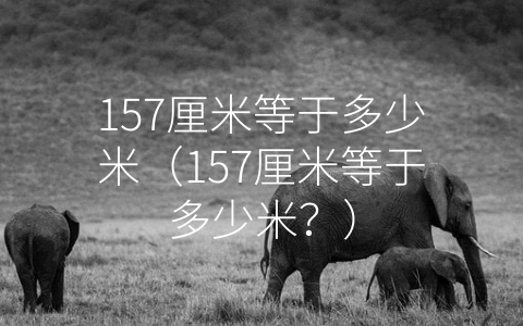 157厘米等于多少米（157厘米等于多少米？）