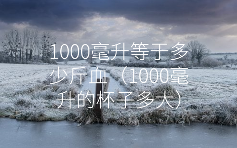 1000毫升等于多少斤血（1000毫升的杯子多大）